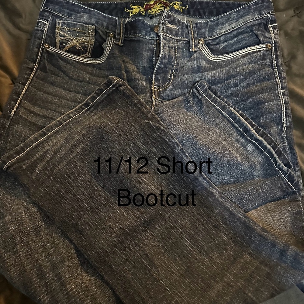 Maurices Dark Blue Bootcut Jeans